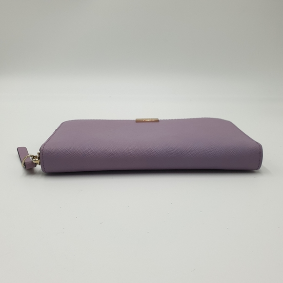 Kate Spade New York Newbury Lane Neda Purple Lilac Leather Wallet - Picture 9 of 16